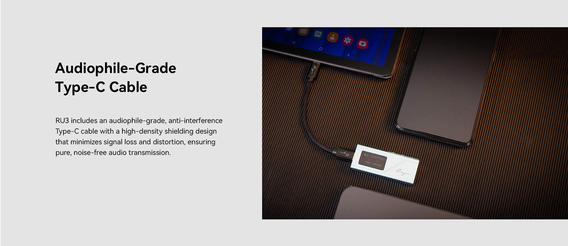 Apos Audio Cayin DAC (Digital-to-Analog Converter) Cayin RU3 Portable USB DAC/Amp