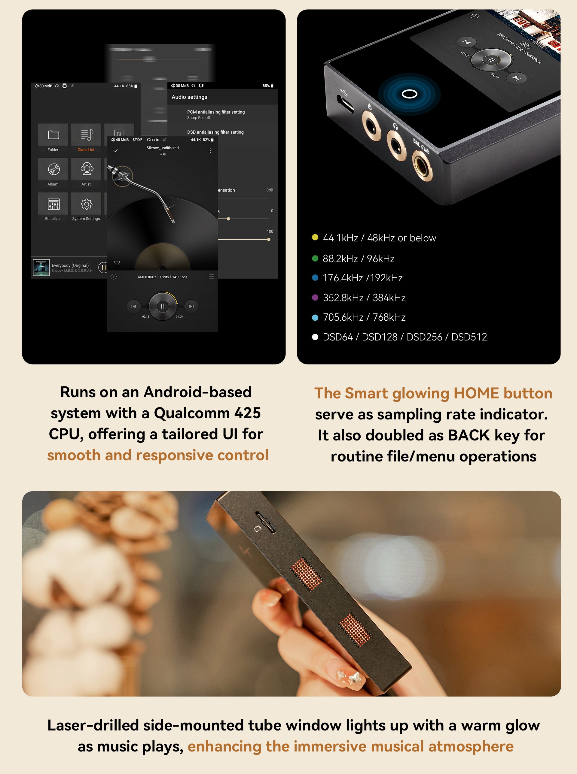 Apos Audio Cayin DAP (Digital Audio Player) Cayin N3Ultra Triple Timbre Digital Audio Player