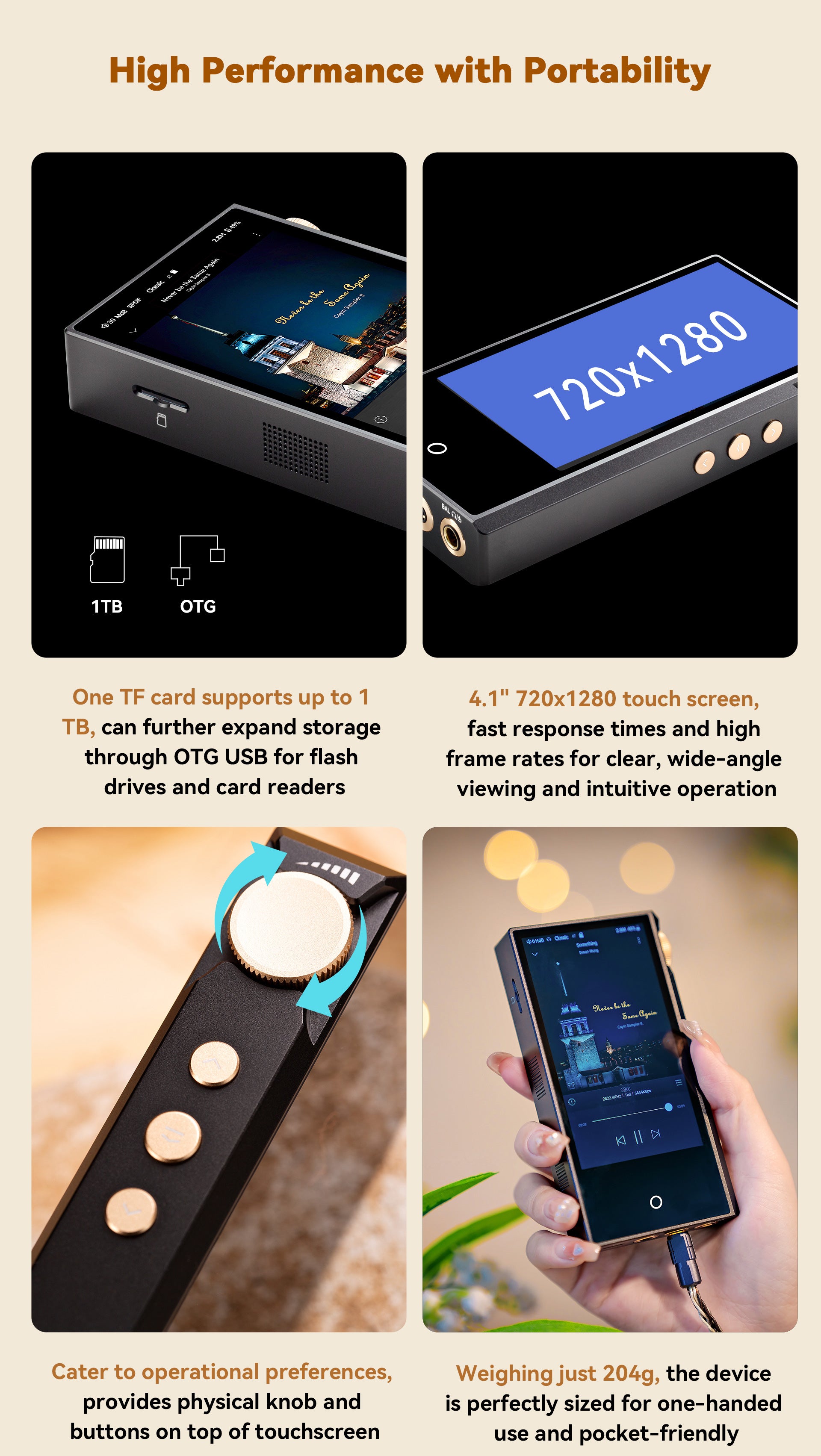 Apos Audio Cayin DAP (Digital Audio Player) Cayin N3Ultra Triple Timbre Digital Audio Player