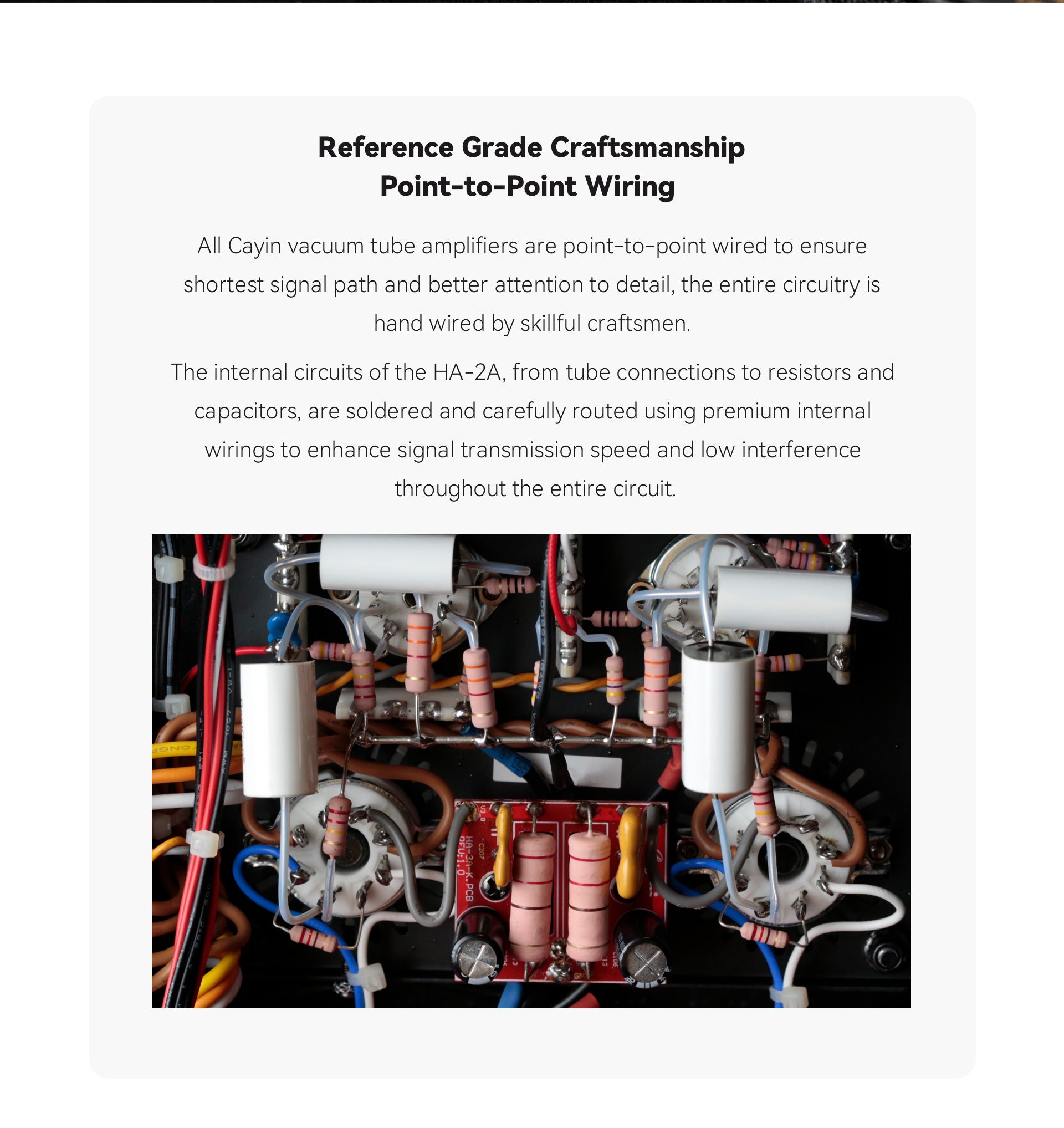 Apos Audio Cayin Headphone Amp (Tube) Cayin HA-2A Desktop Tube Headphone Amplifier