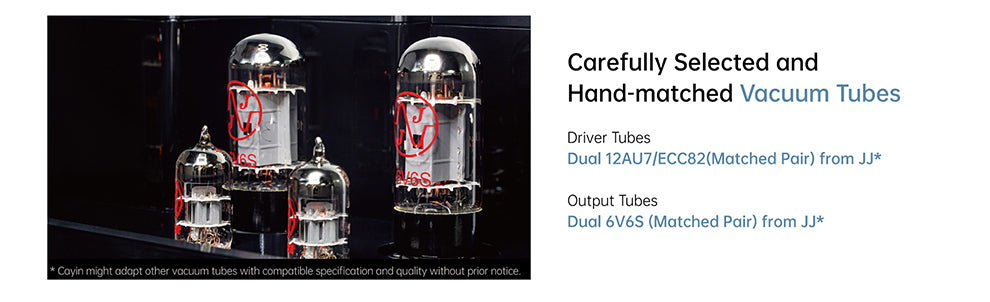 Apos Audio Cayin Headphone Amp (Tube) Cayin HA-3A Desktop Tube Headphone Amplifier