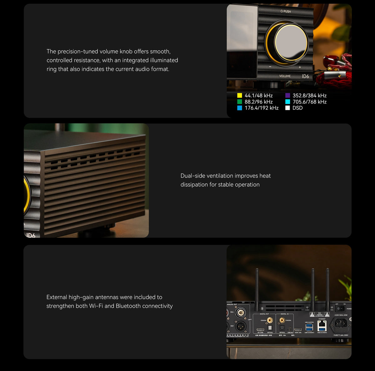 Apos Audio Cayin Headphone Amp (Tube) Cayin ID6 Streamer DAC and Headphone Amplifier