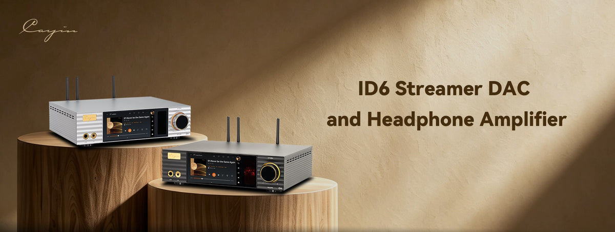 Apos Audio Cayin Headphone Amp (Tube) Cayin ID6 Streamer DAC and Headphone Amplifier