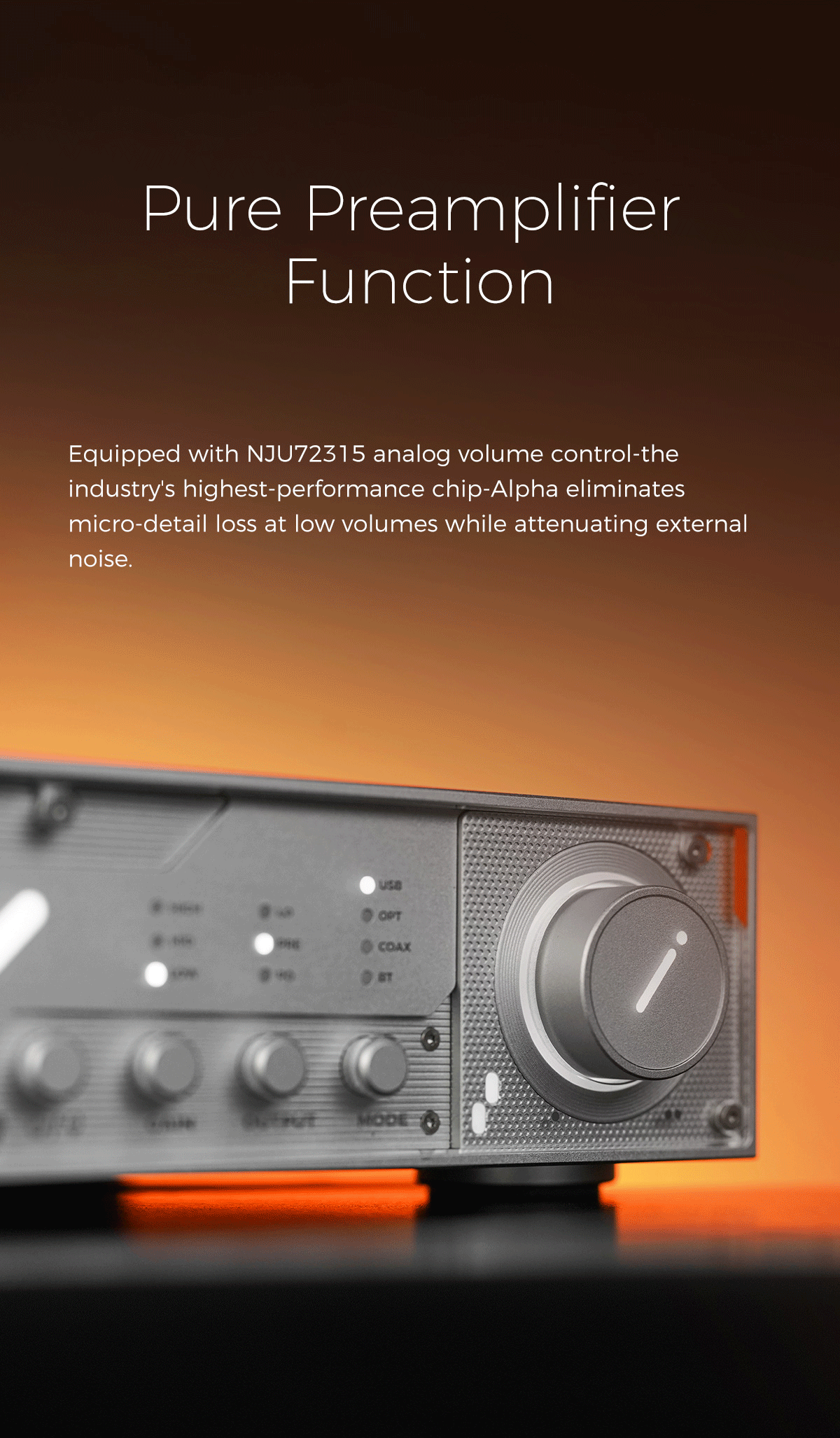 Apos Audio D&A Headphone DAC/Amp D&A Alpha Hi-Res DAC & Headphone Amp