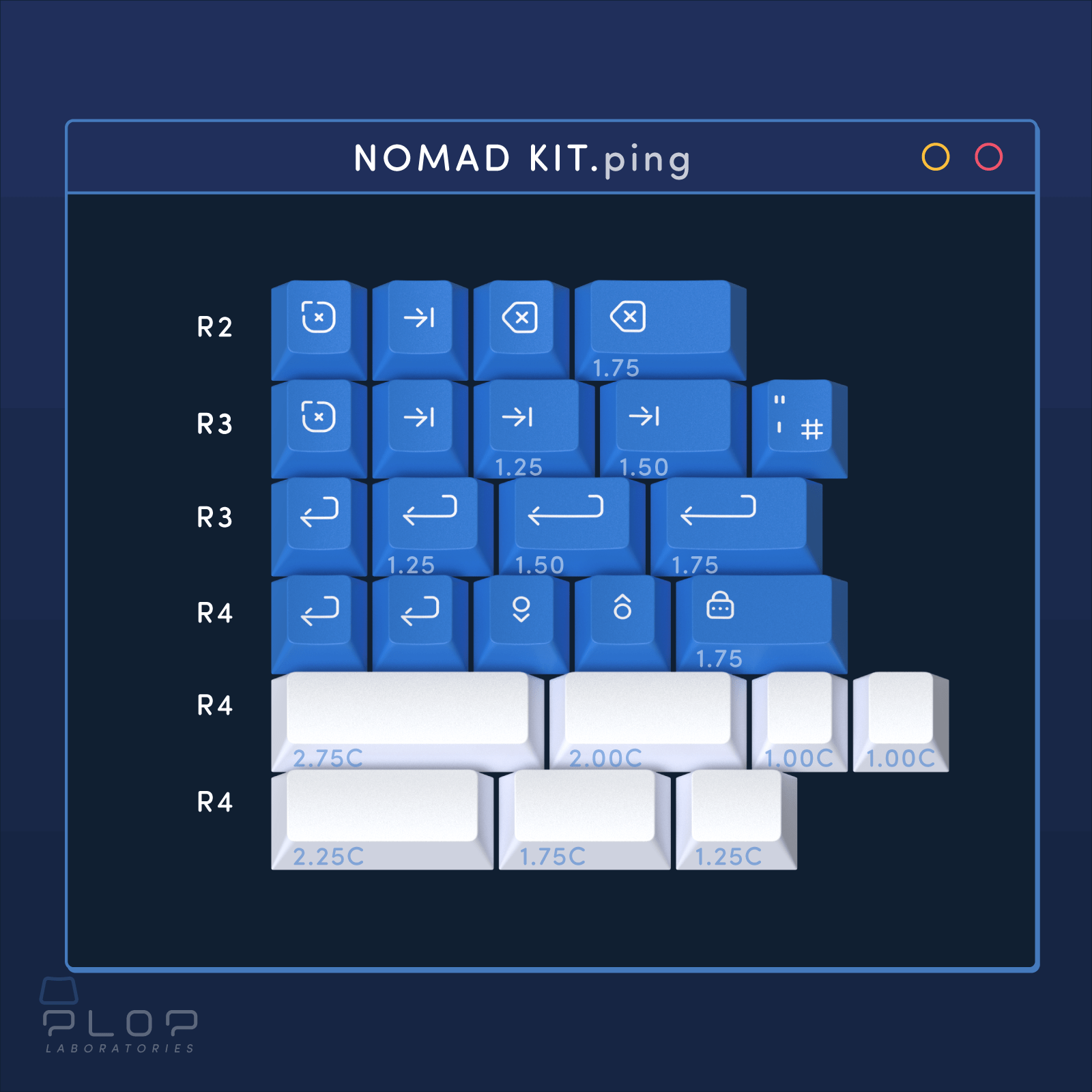 ePBT Ping Keycap Set