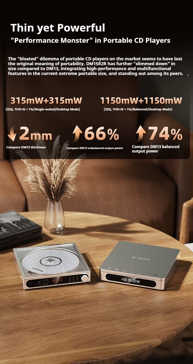 Apos Audio FiiO CD Players & Recorders FiiO DM15 R2R CD Player