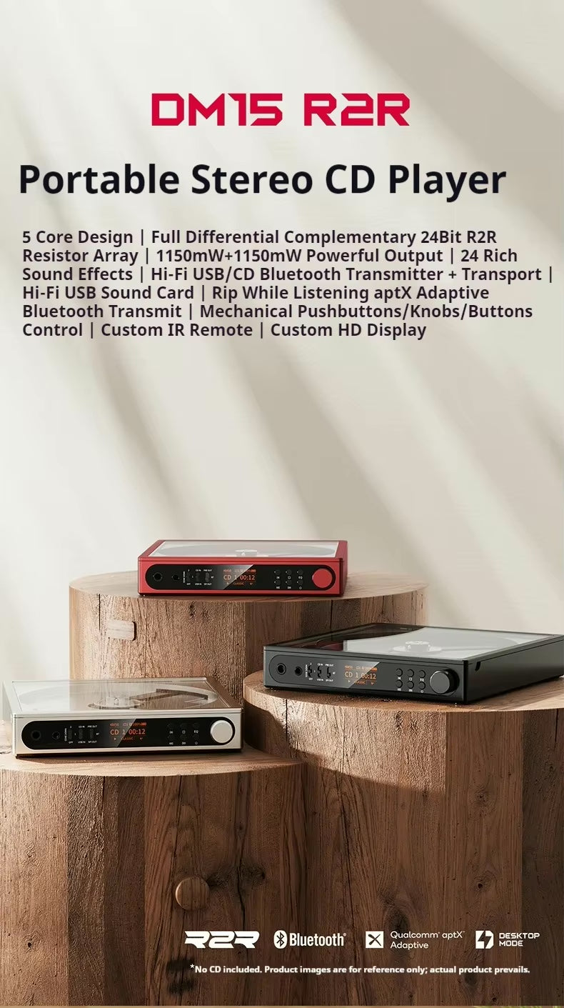 Apos Audio FiiO CD Players & Recorders FiiO DM15 R2R CD Player