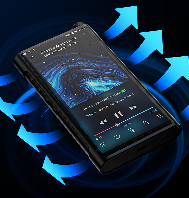 FiiO M15S 5 Inch Bluetooth Portable Music Player — HiFiGo
