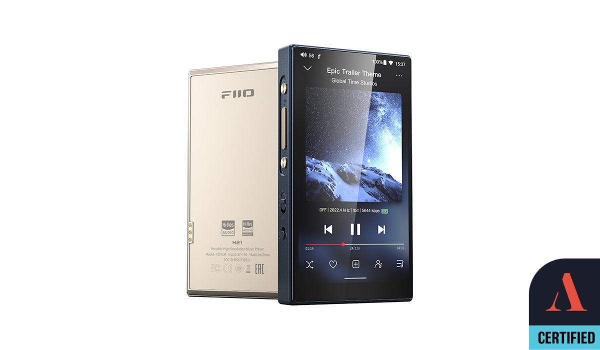 Apos Audio FiiO DAP (Digital Audio Player) FiiO M21 Portable High-Res Lossless Music Player (Apos Certified) Dark Blue / Open Box - Like New