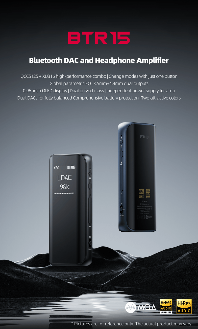 FiiO BTR15 Portable Hi-Fi Bluetooth DAC/Amp – Apos