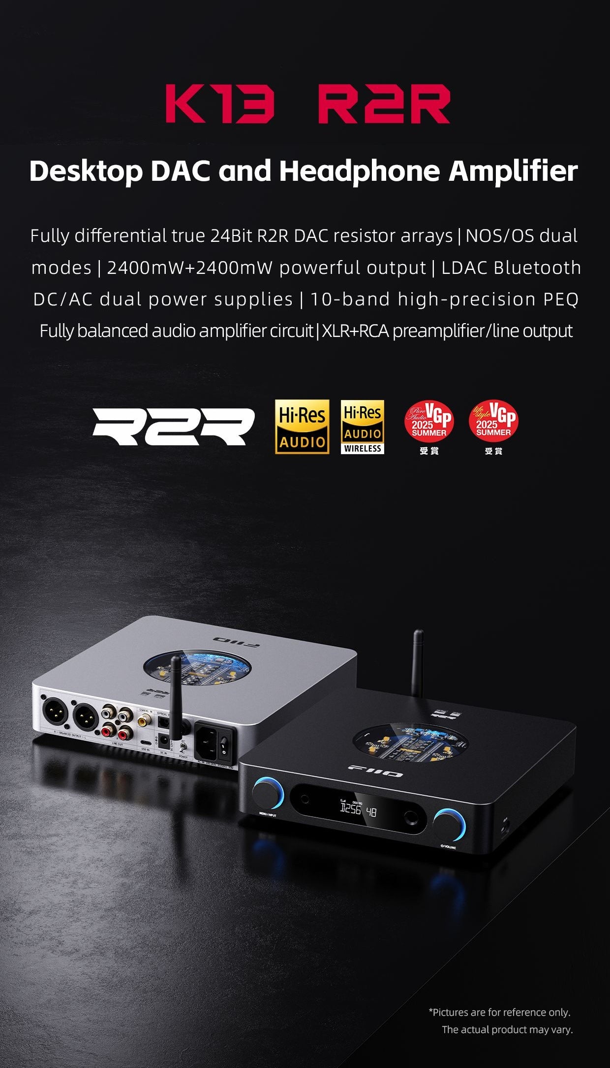 Apos Audio FiiO Headphone DAC/Amp FiiO K13 R2R Desktop DAC/Amp