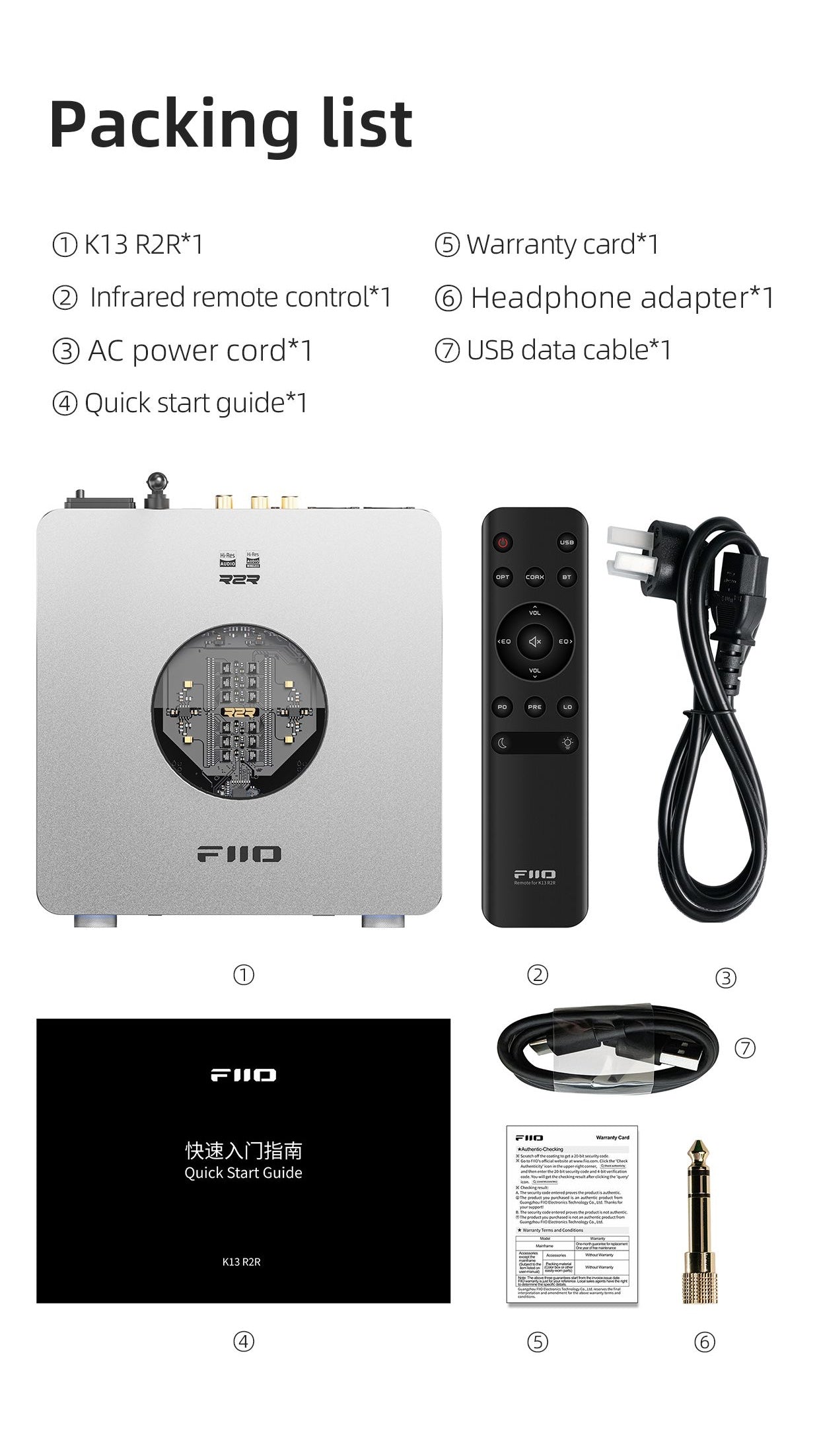 Apos Audio FiiO Headphone DAC/Amp FiiO K13 R2R Desktop DAC/Amp