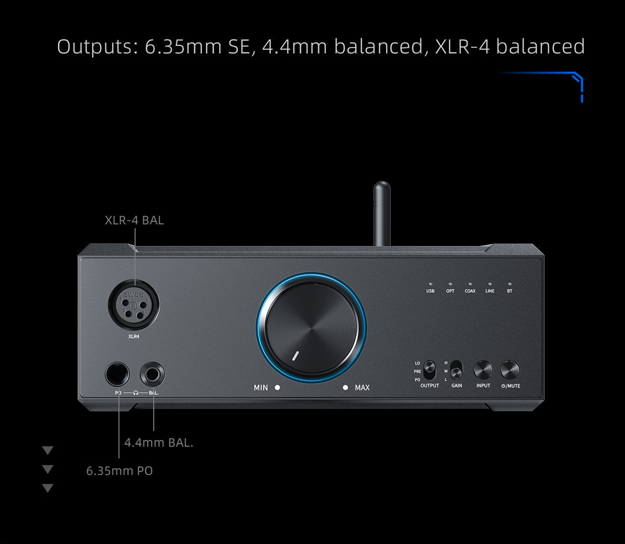 Apos Audio FiiO Headphone DAC/Amp FiiO K9 Desktop DAC/Amp (Apos Certified) Like New