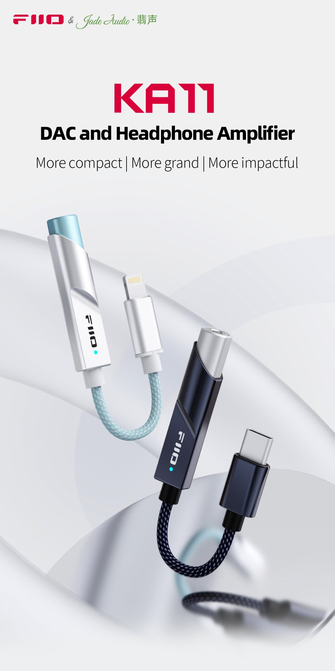 Apos Audio FiiO Headphone DAC/Amp FiiO KA11 Silver