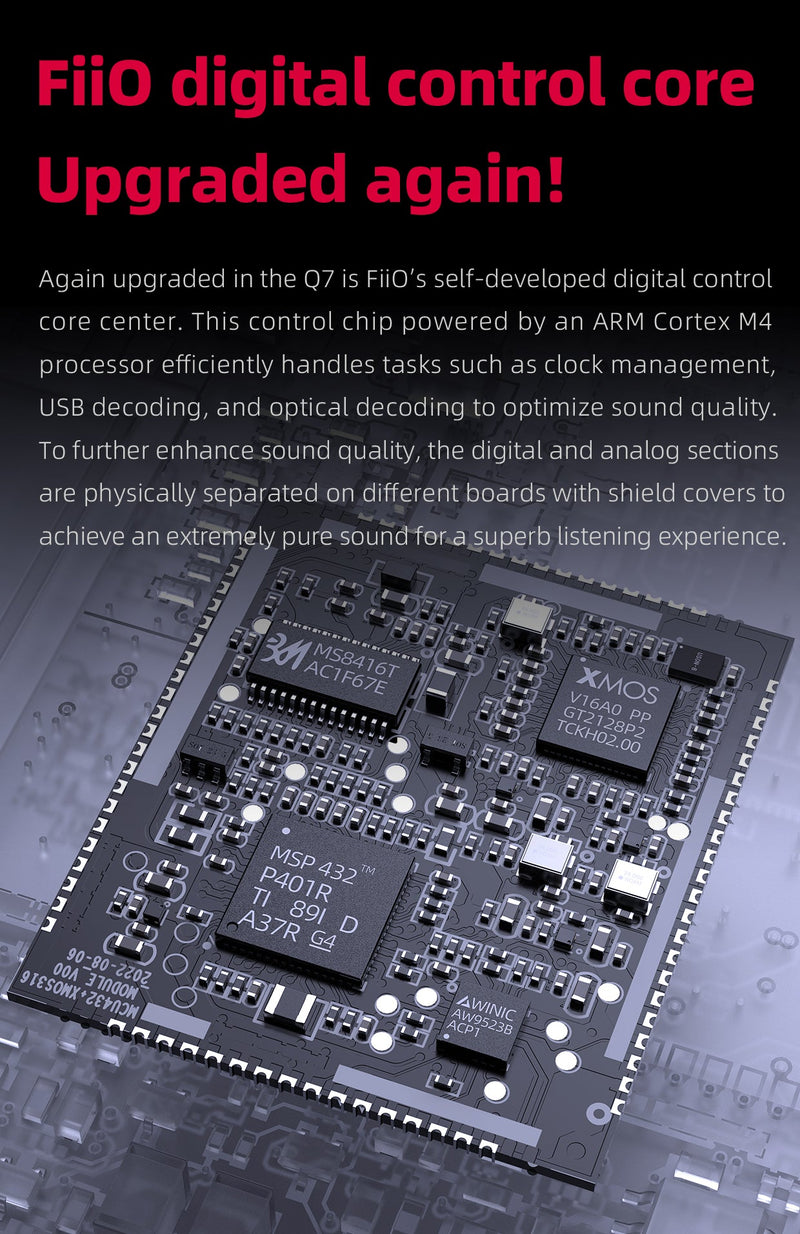 Apos Audio FiiO Headphone DAC/Amp FiiO Q7 Portable Desktop-Class DAC/Amp (Apos Certified Refurbished)