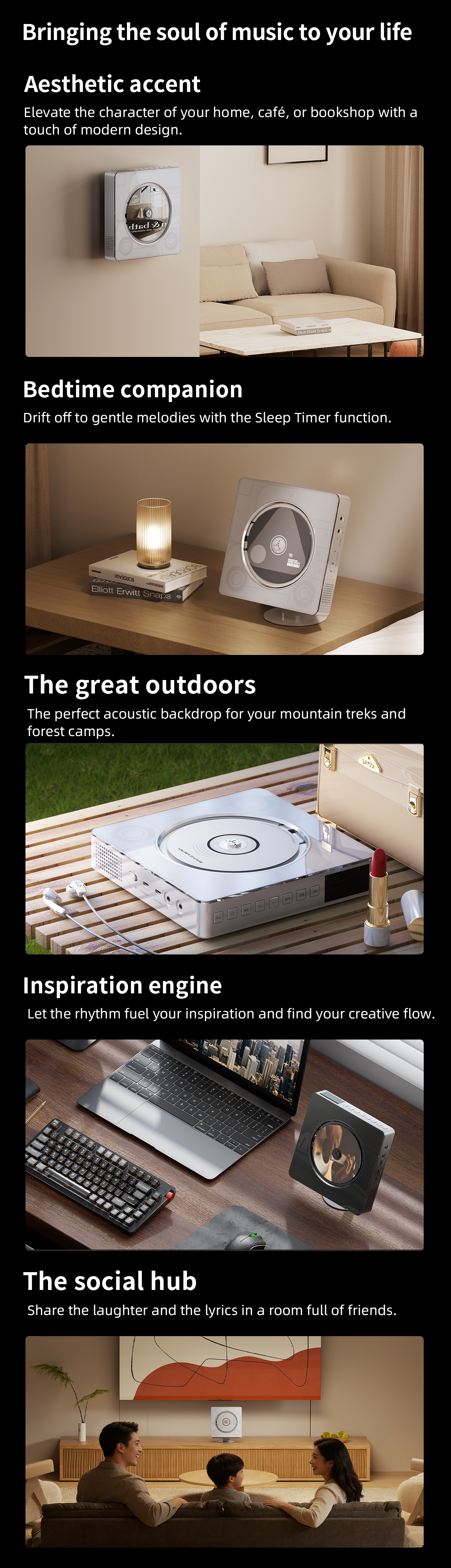 Apos Audio FiiO Headphone DAC/Amp FiiO Snowsky Beatbox Multifunctional Portable CD Speaker