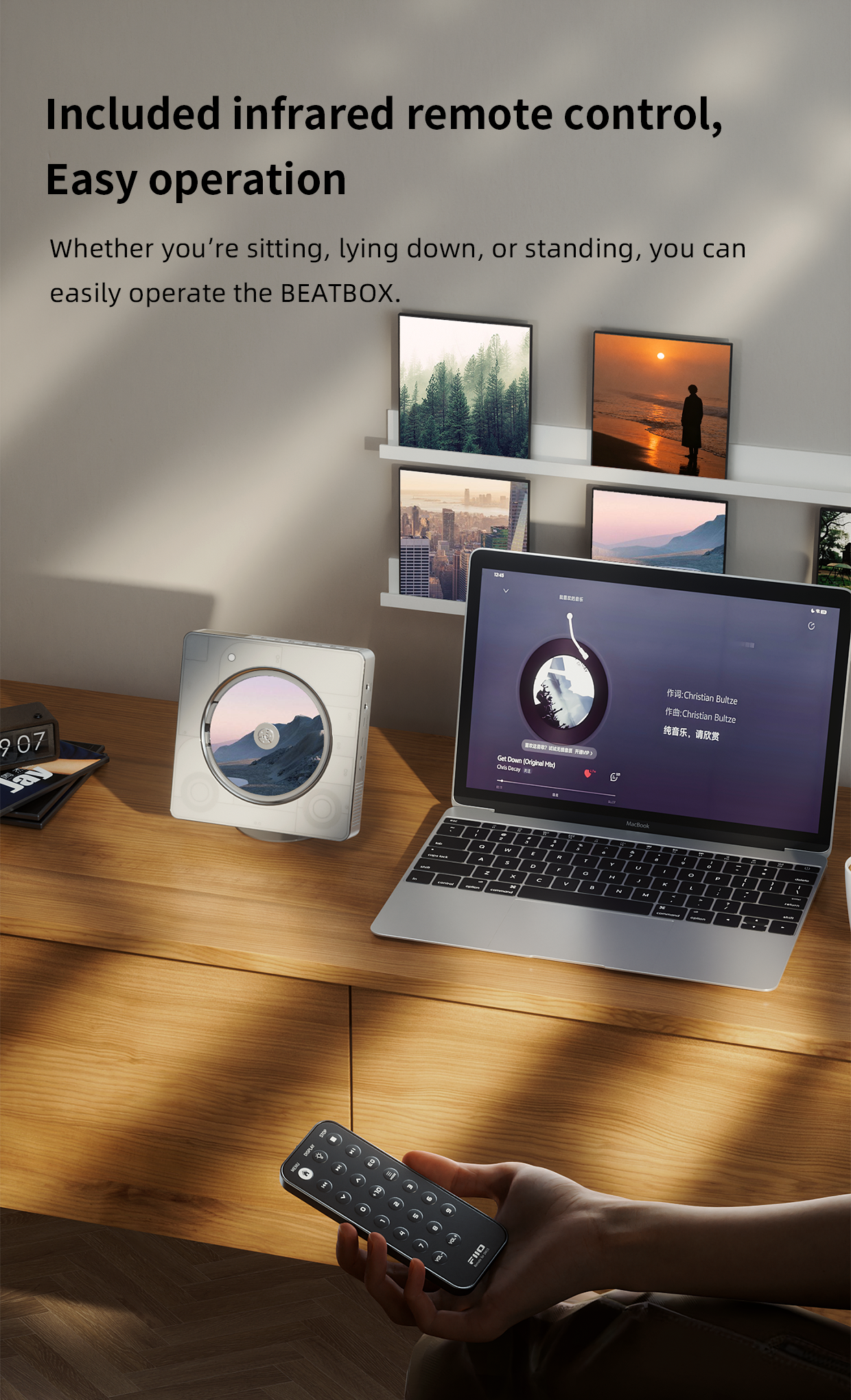Apos Audio FiiO Headphone DAC/Amp FiiO Snowsky Beatbox Multifunctional Portable CD Speaker