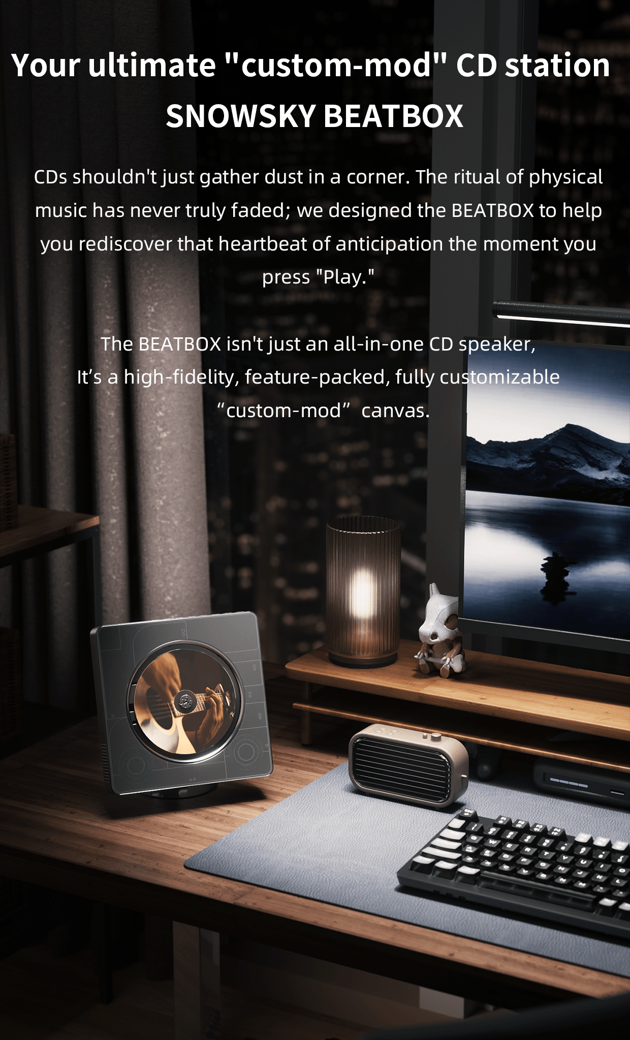 Apos Audio FiiO Headphone DAC/Amp FiiO Snowsky Beatbox Multifunctional Portable CD Speaker