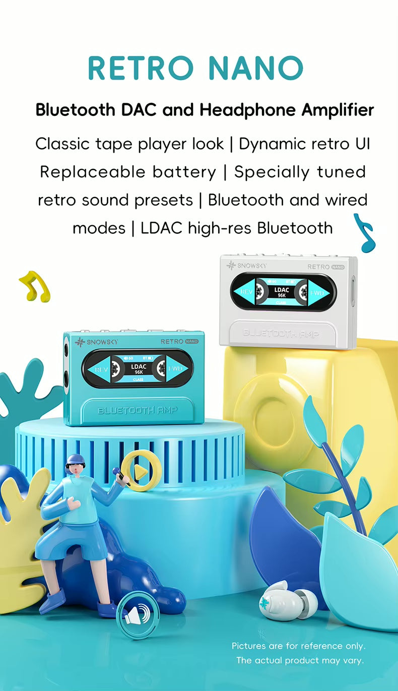 Apos Audio FiiO Headphone DAC/Amp FiiO Snowsky RETRO NANO Bluetooth DAC and Headphone Amplifier