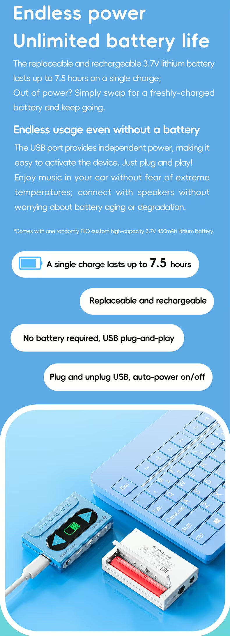 Apos Audio FiiO Headphone DAC/Amp FiiO Snowsky RETRO NANO Bluetooth DAC and Headphone Amplifier