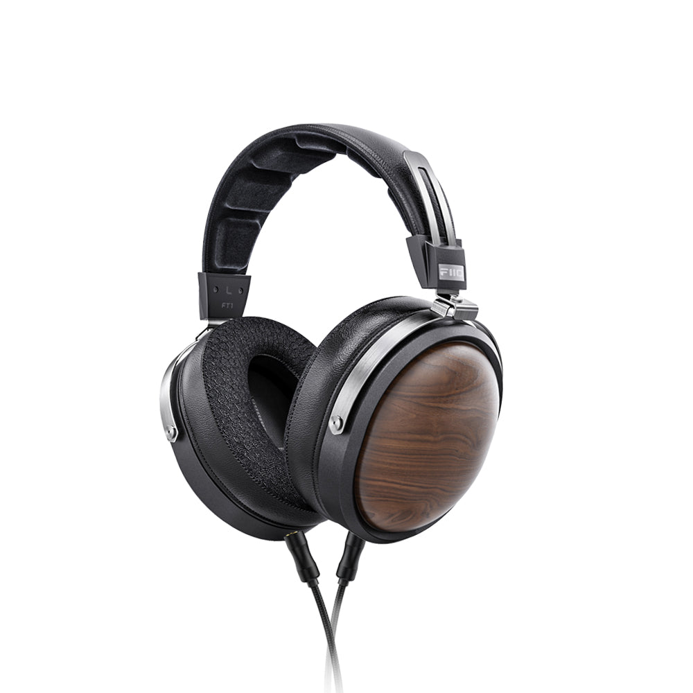 Apos Audio FiiO Headphone FiiO FT1 Closed-Back Over-Ear Headphones Walnut