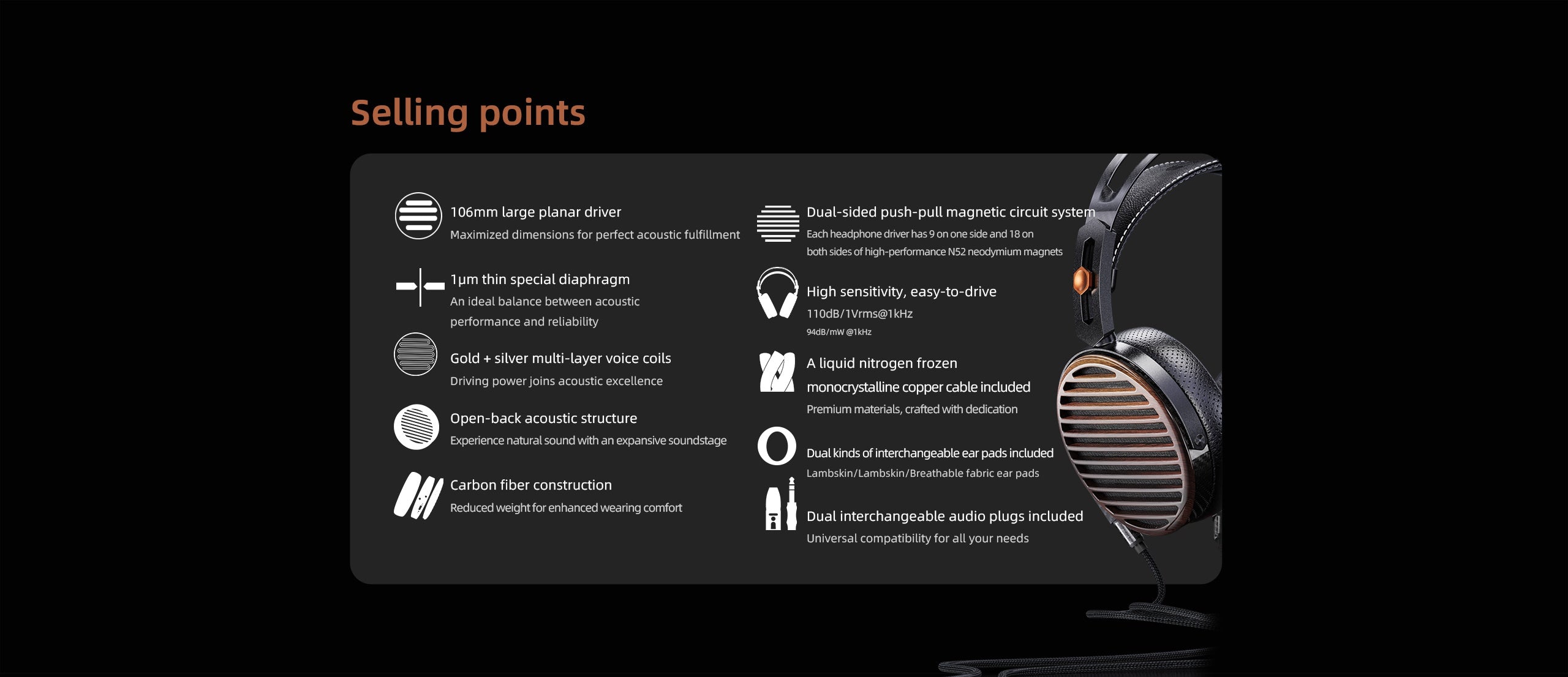 Apos Audio FiiO Headphone FiiO FT7 Planar Magnetic Open-Back Headphones