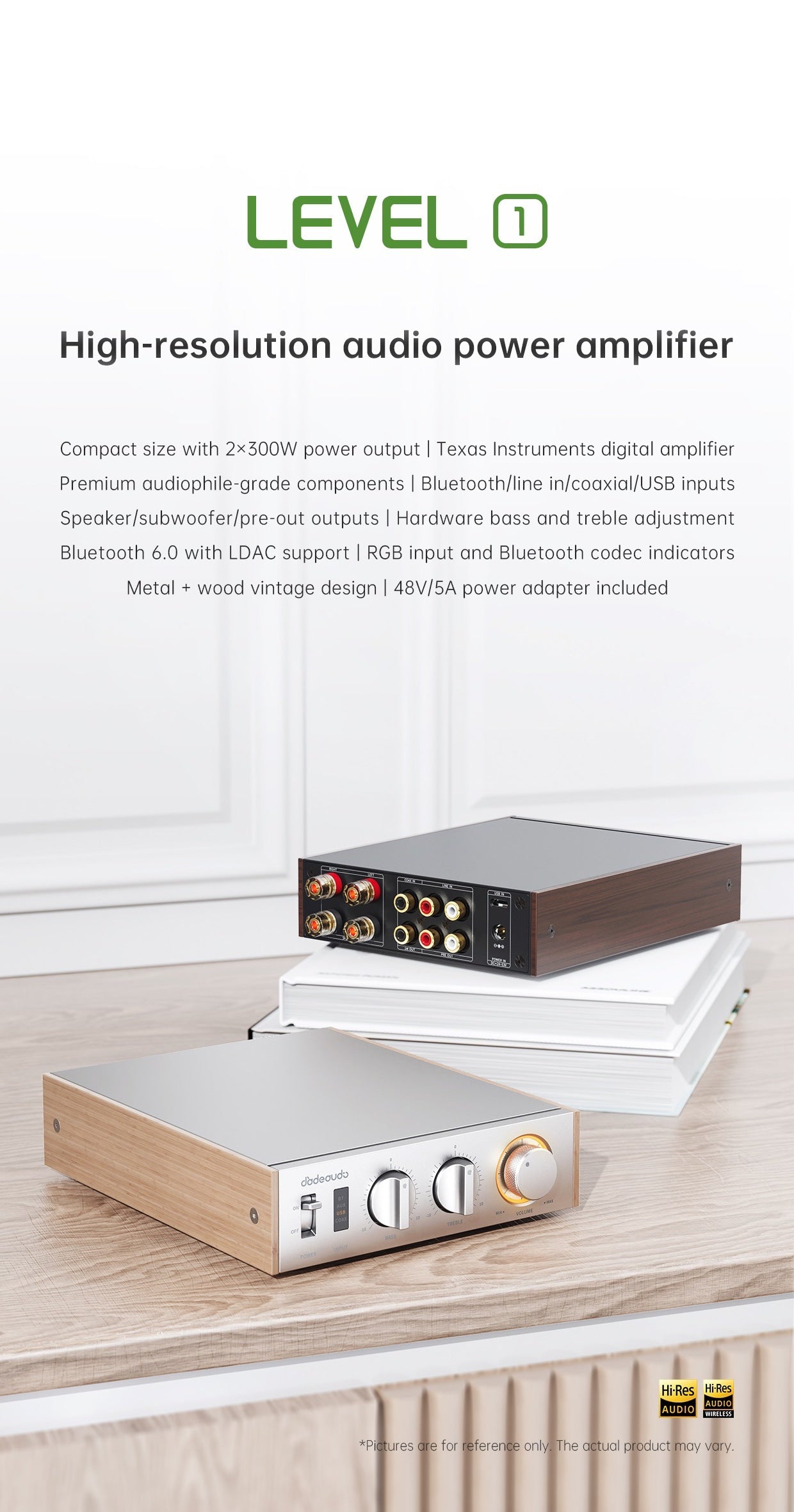 Apos Audio FiiO Speaker Amp FiiO Jade Audio LEVEL 1 Power Amplifier