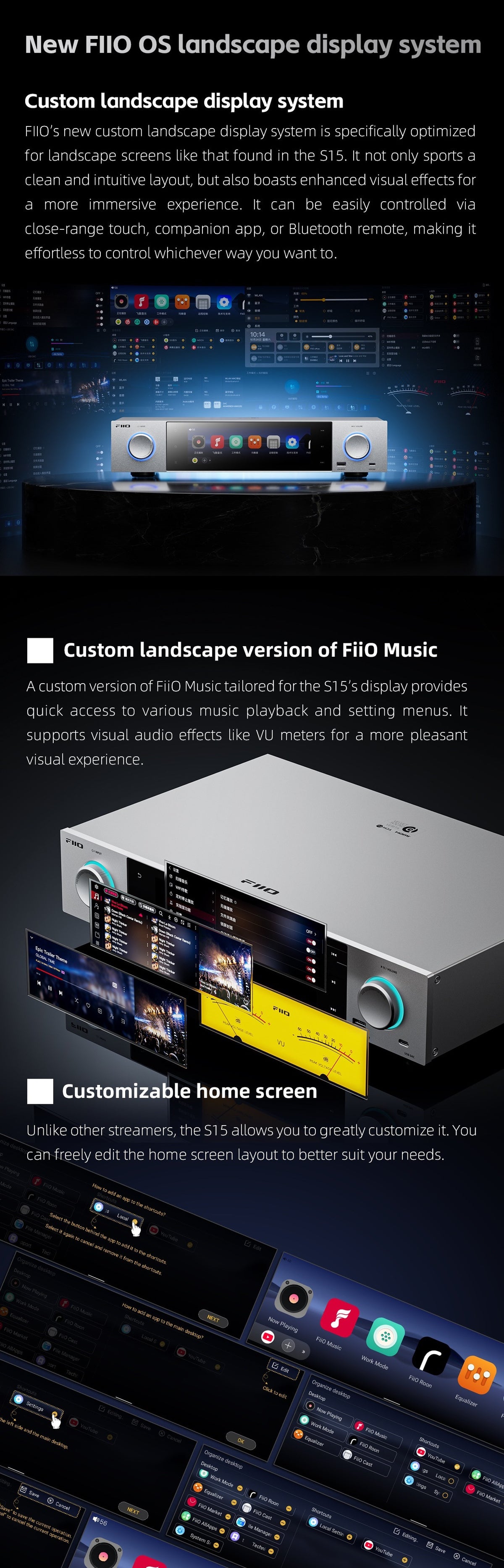 Apos Audio FiiO Streaming Media Player FIIO S15 Desktop High-Res Audio Streamer