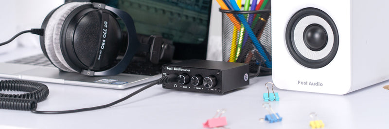 Apos Audio Fosi Audio Headphone DAC/Amp Fosi Audio Q4 Mini Stereo Gaming DAC & Headphone Amplifier Audio
