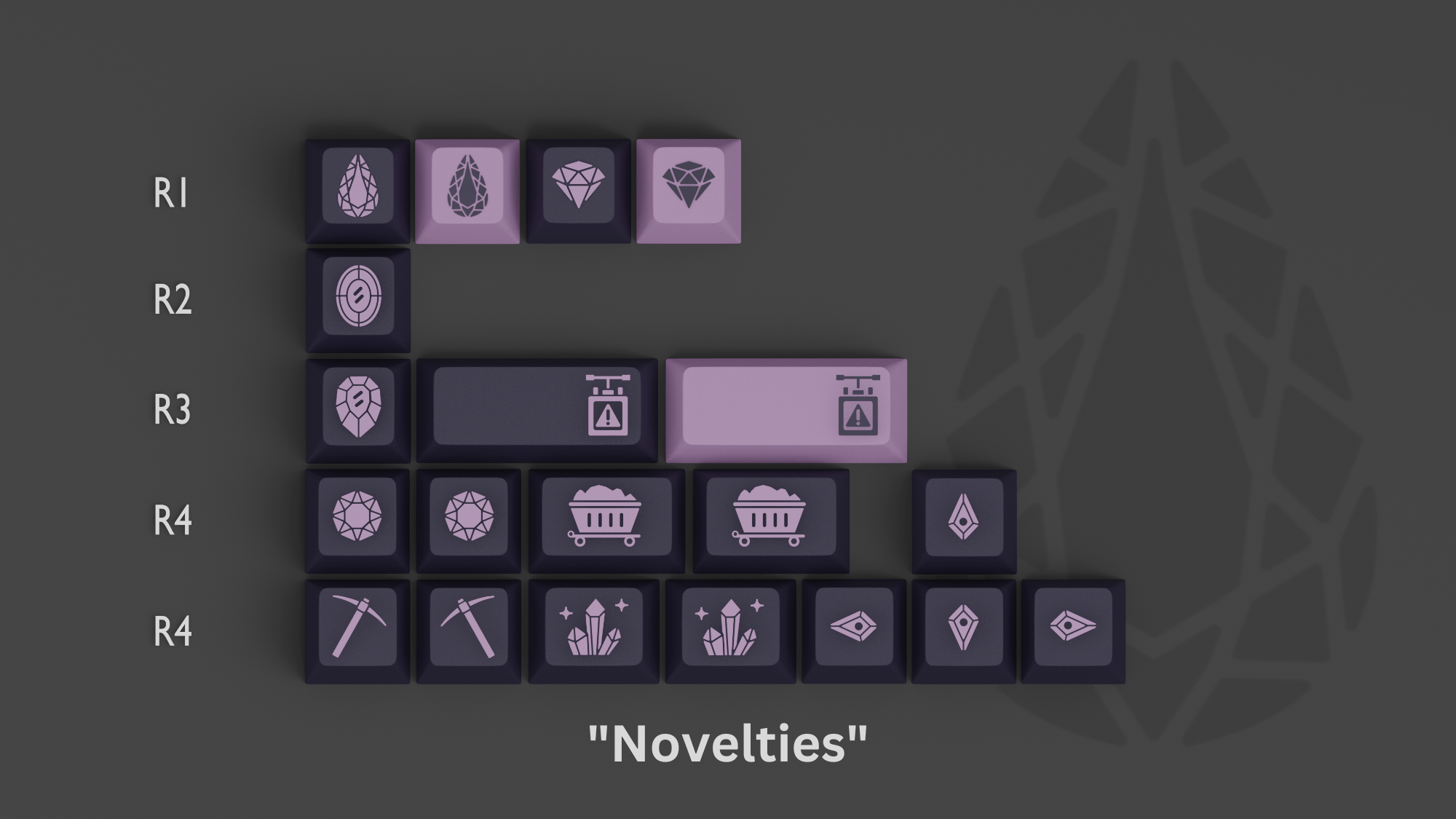 Apos Audio GMK Keycaps GMK Amethyst Keycap Set