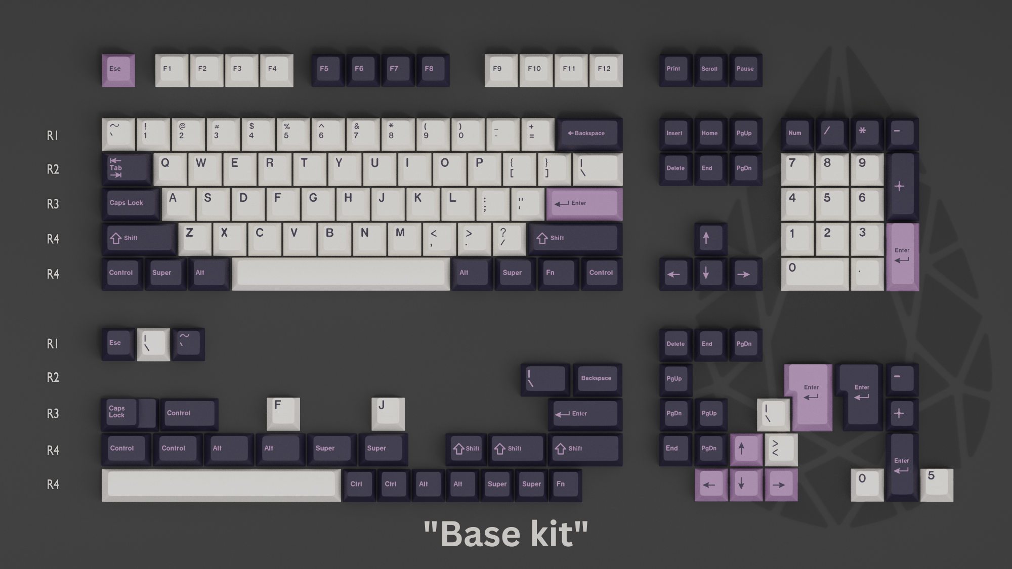 Apos Audio GMK Keycaps GMK Amethyst Keycap Set