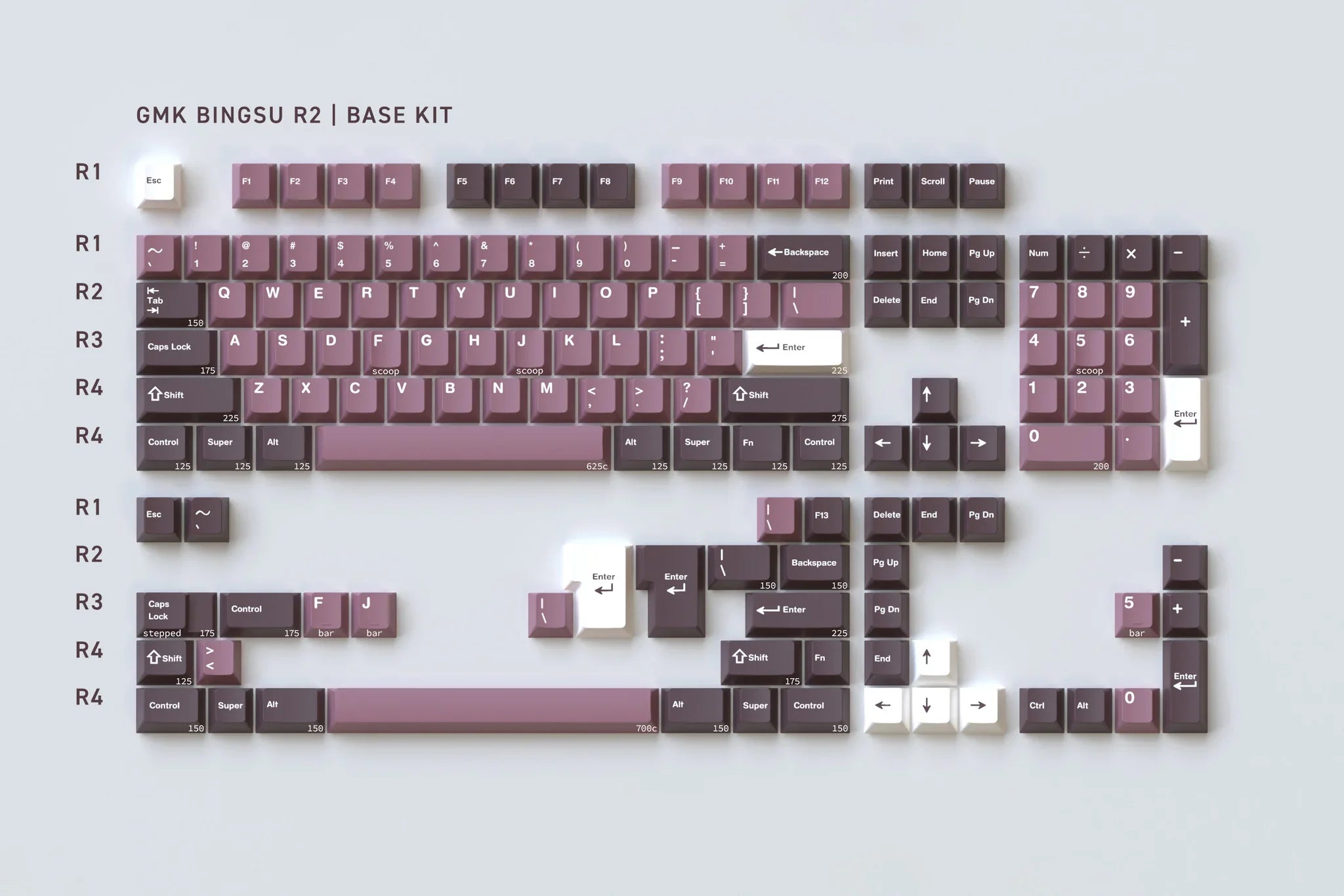Apos Audio GMK Keycaps GMK Bingsu R2 Keycap Set
