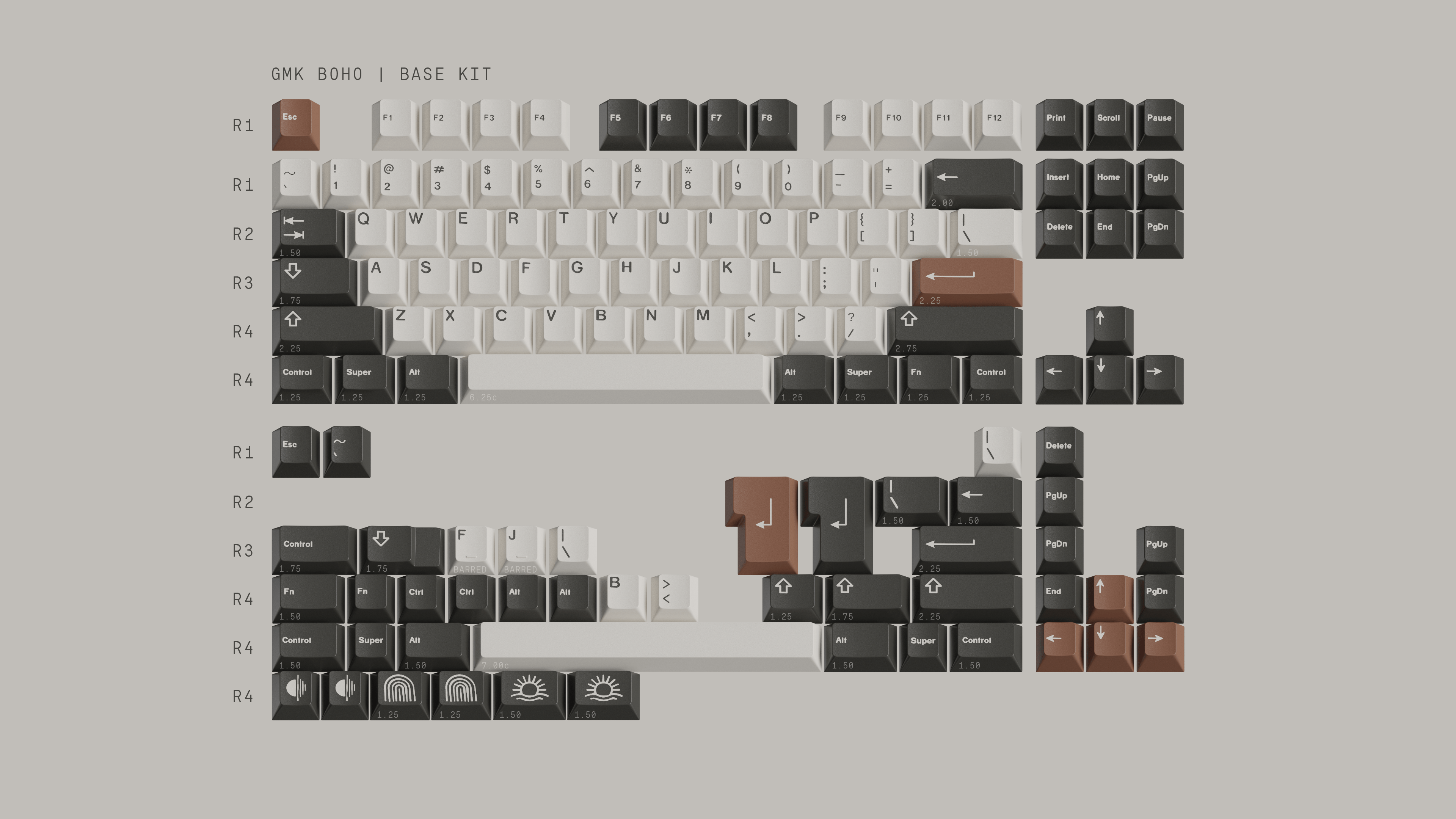 Apos Audio GMK Keycaps GMK Boho Keycap Set