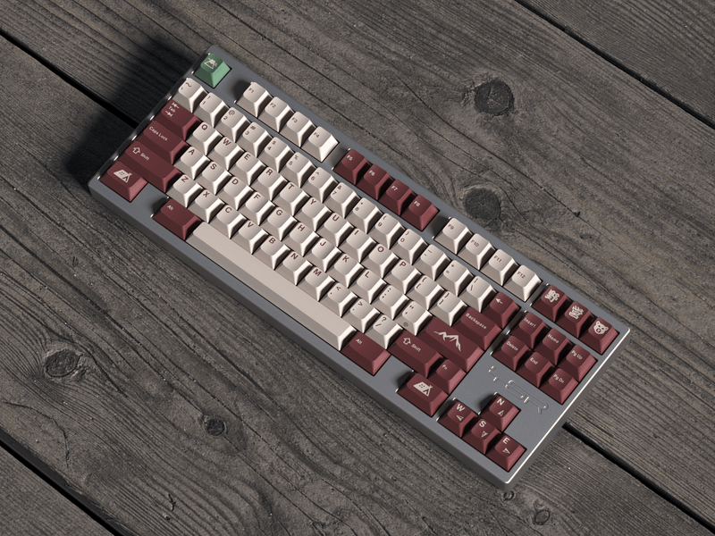 Apos Audio GMK Keycaps GMK Camping R3 Keycap Set