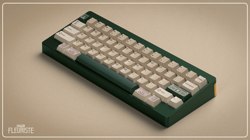 Apos Audio GMK Keycaps GMK Fleuriste Keycap Set