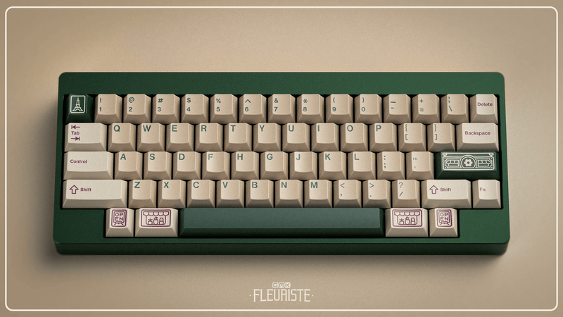 Apos Audio GMK Keycaps GMK Fleuriste Keycap Set