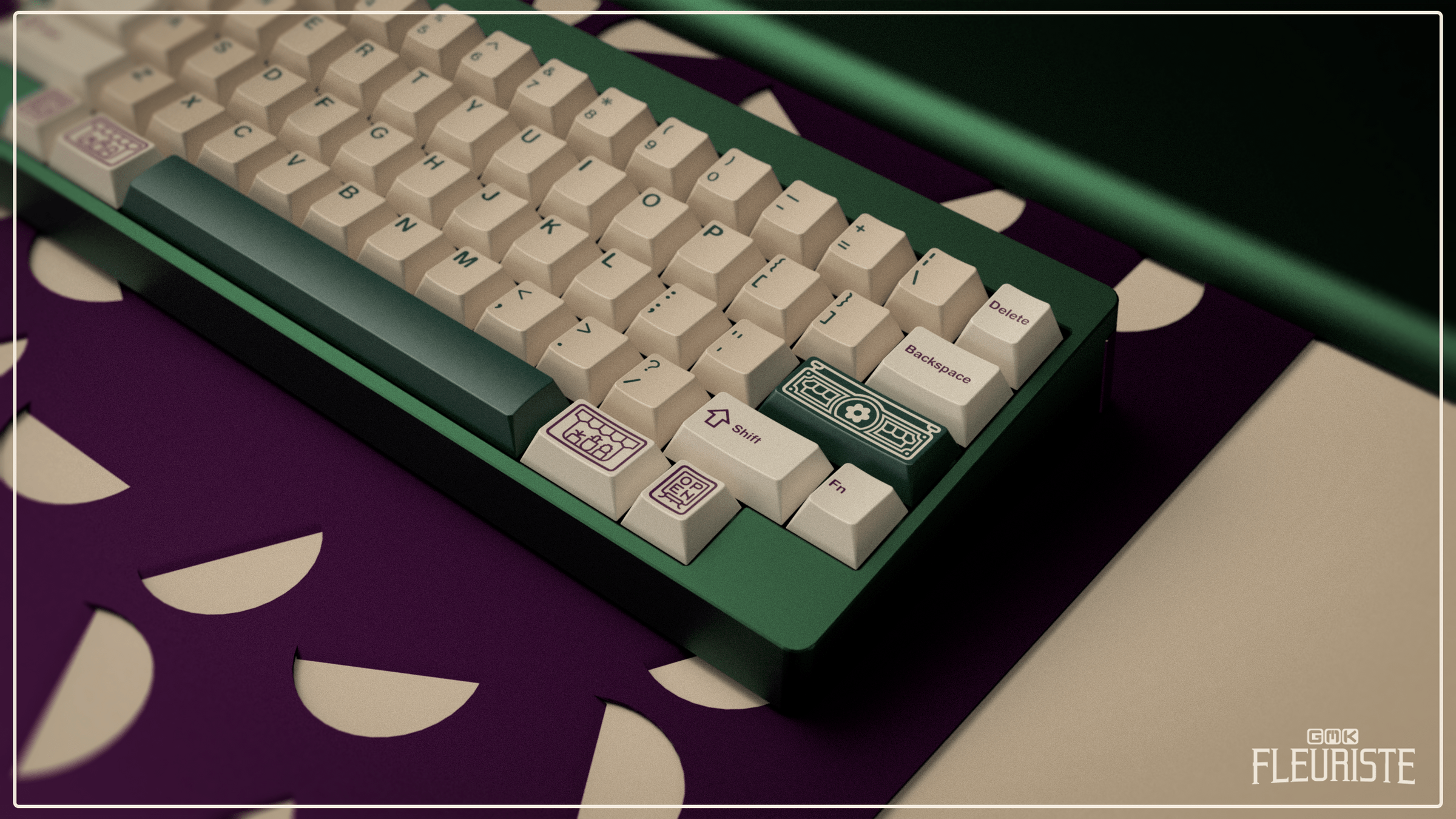 Apos Audio GMK Keycaps GMK Fleuriste Keycap Set