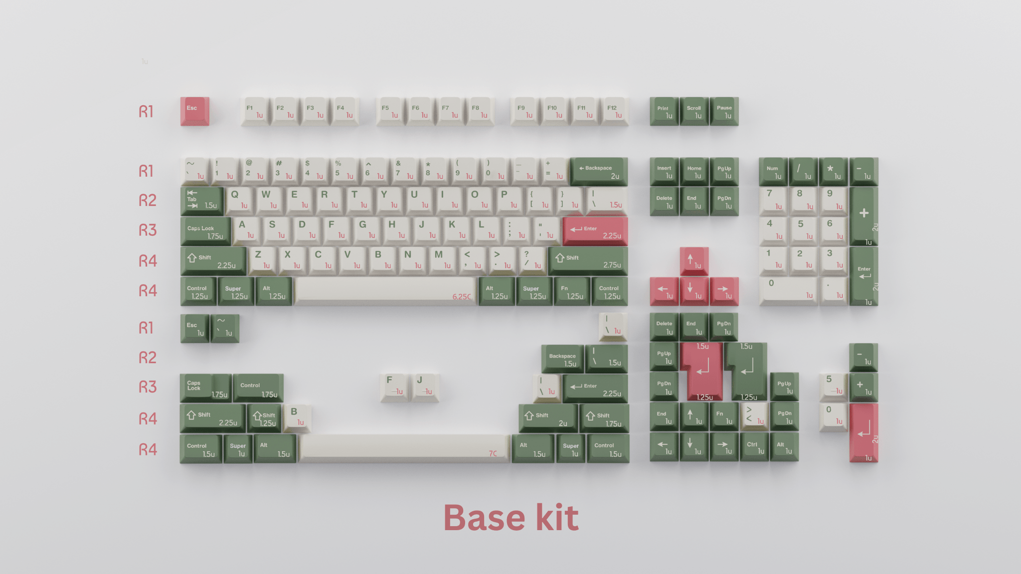 Apos Audio GMK Keycaps GMK Hanami Dango Keycap Set