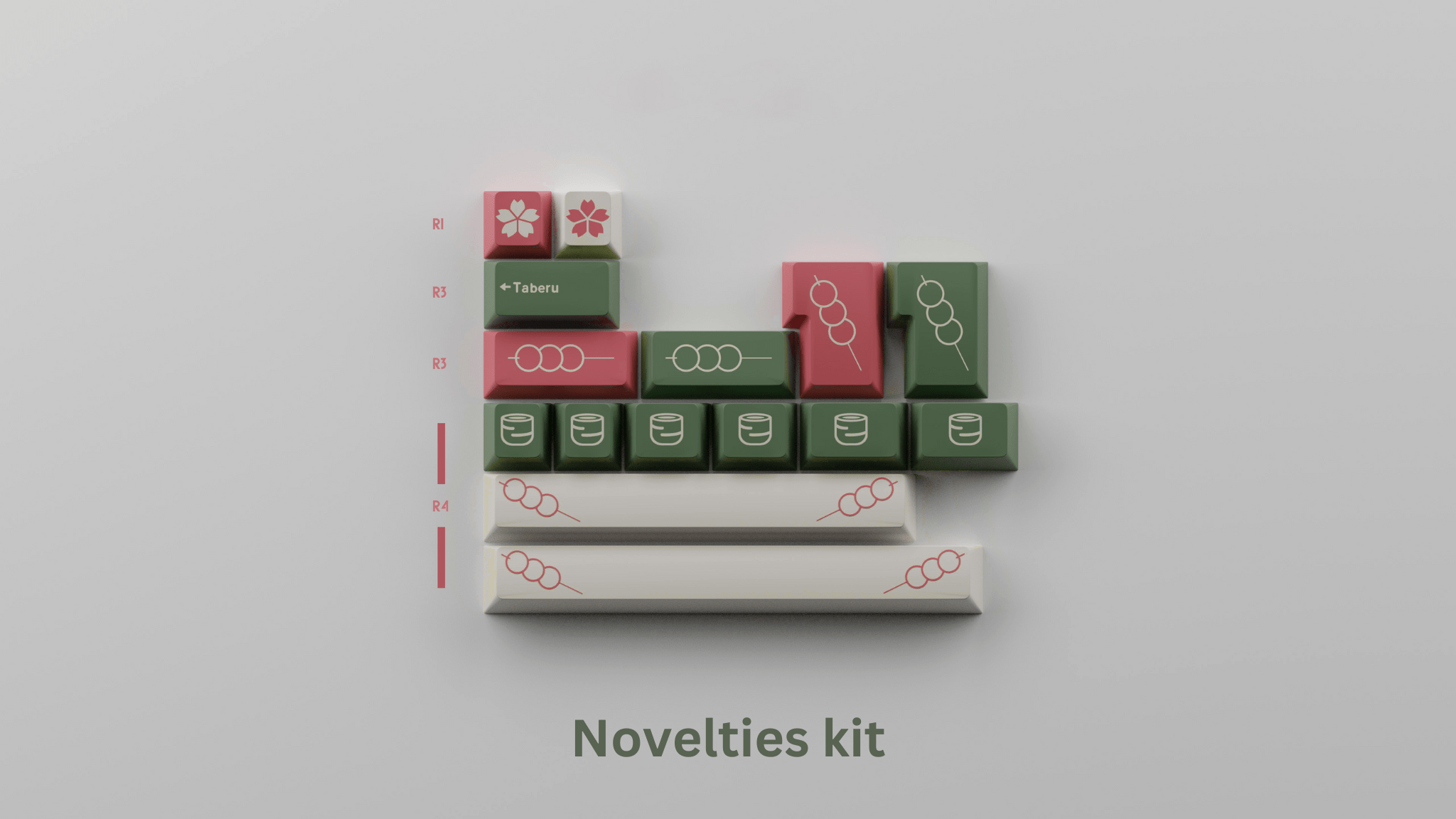 Apos Audio GMK Keycaps GMK Hanami Dango Keycap Set