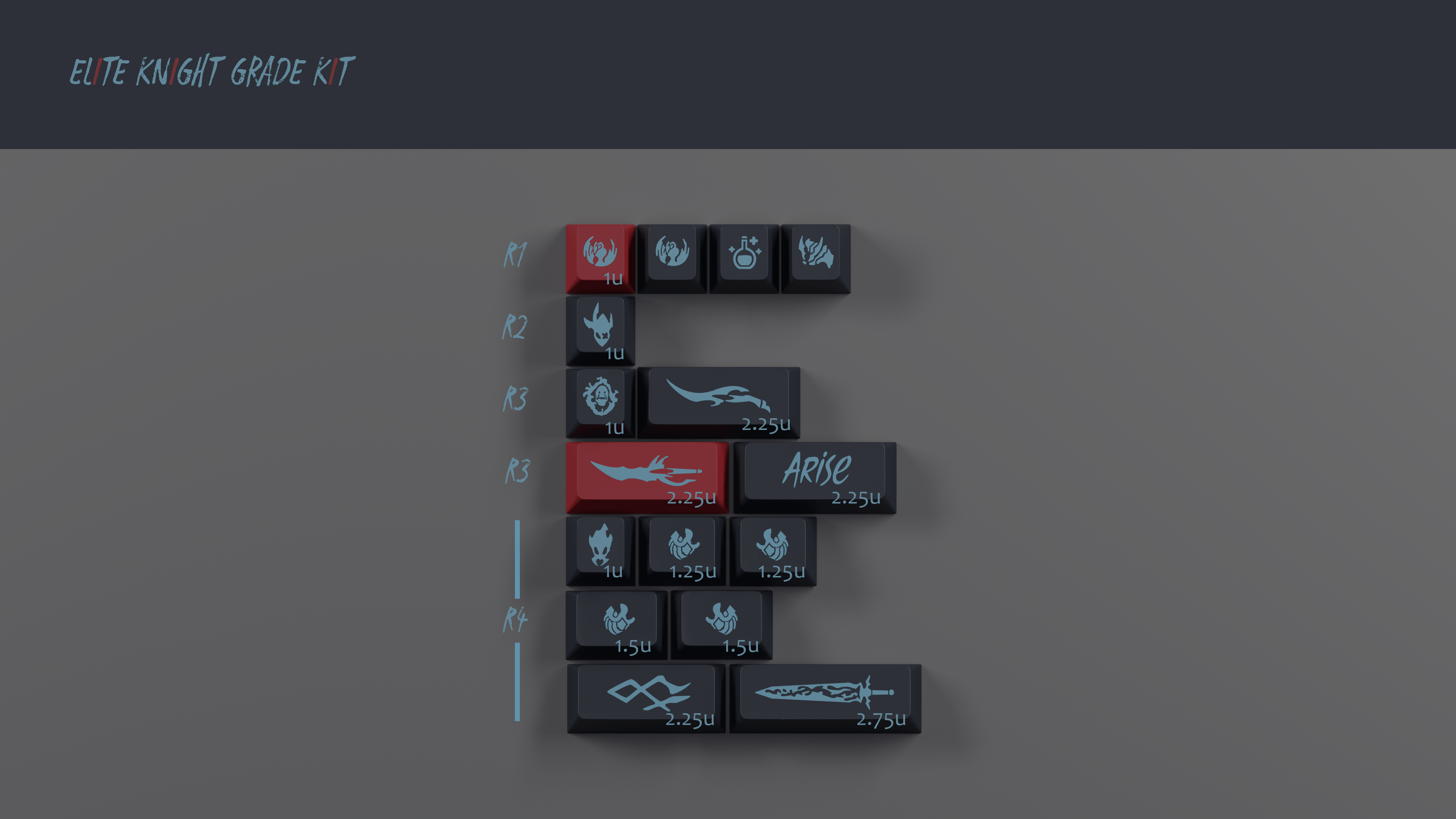 Apos Audio GMK Keycaps GMK Shadow Keycap Set