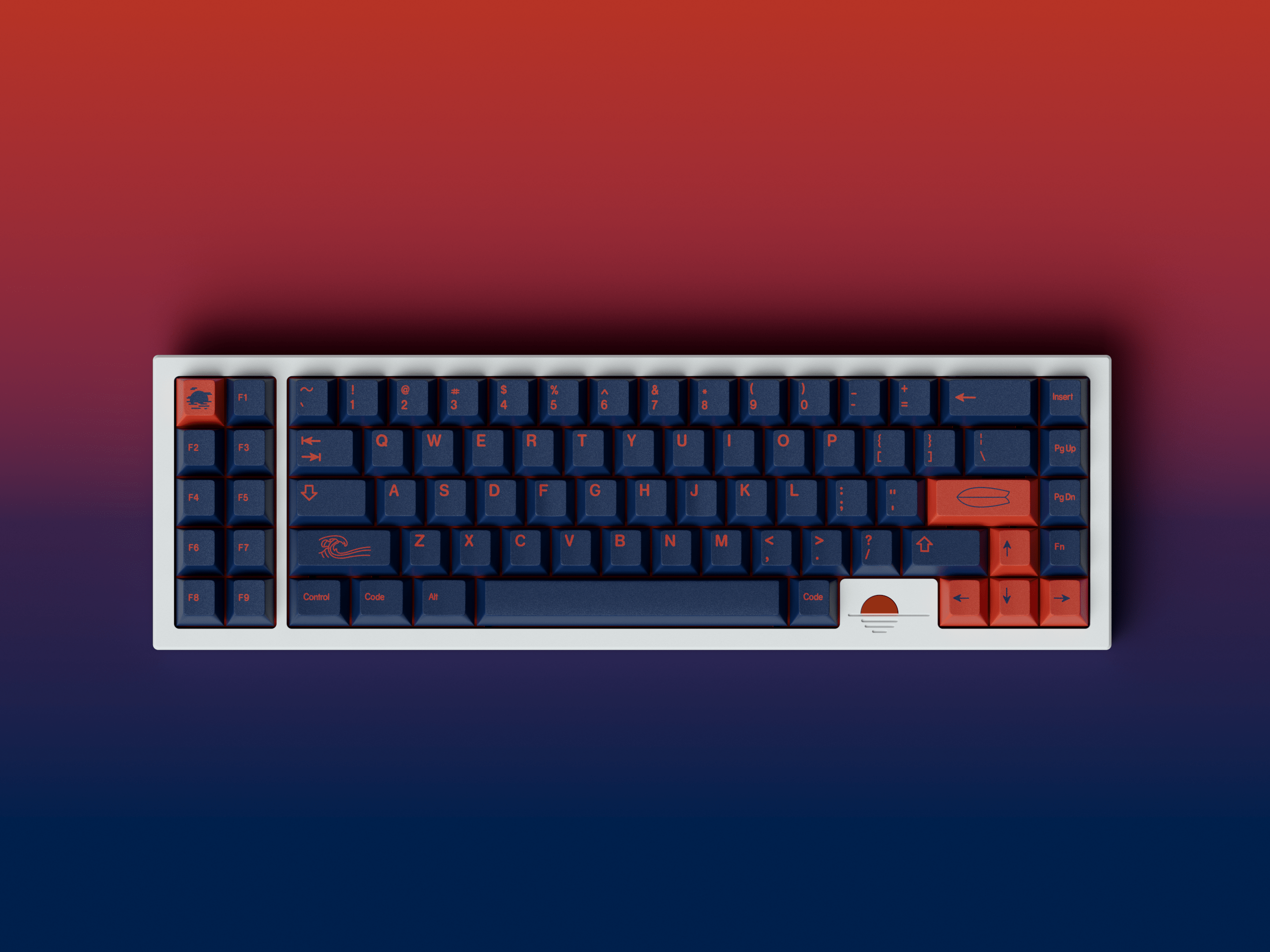 Apos Audio GMK Keycaps GMK Sunset Surfing Keycap Set