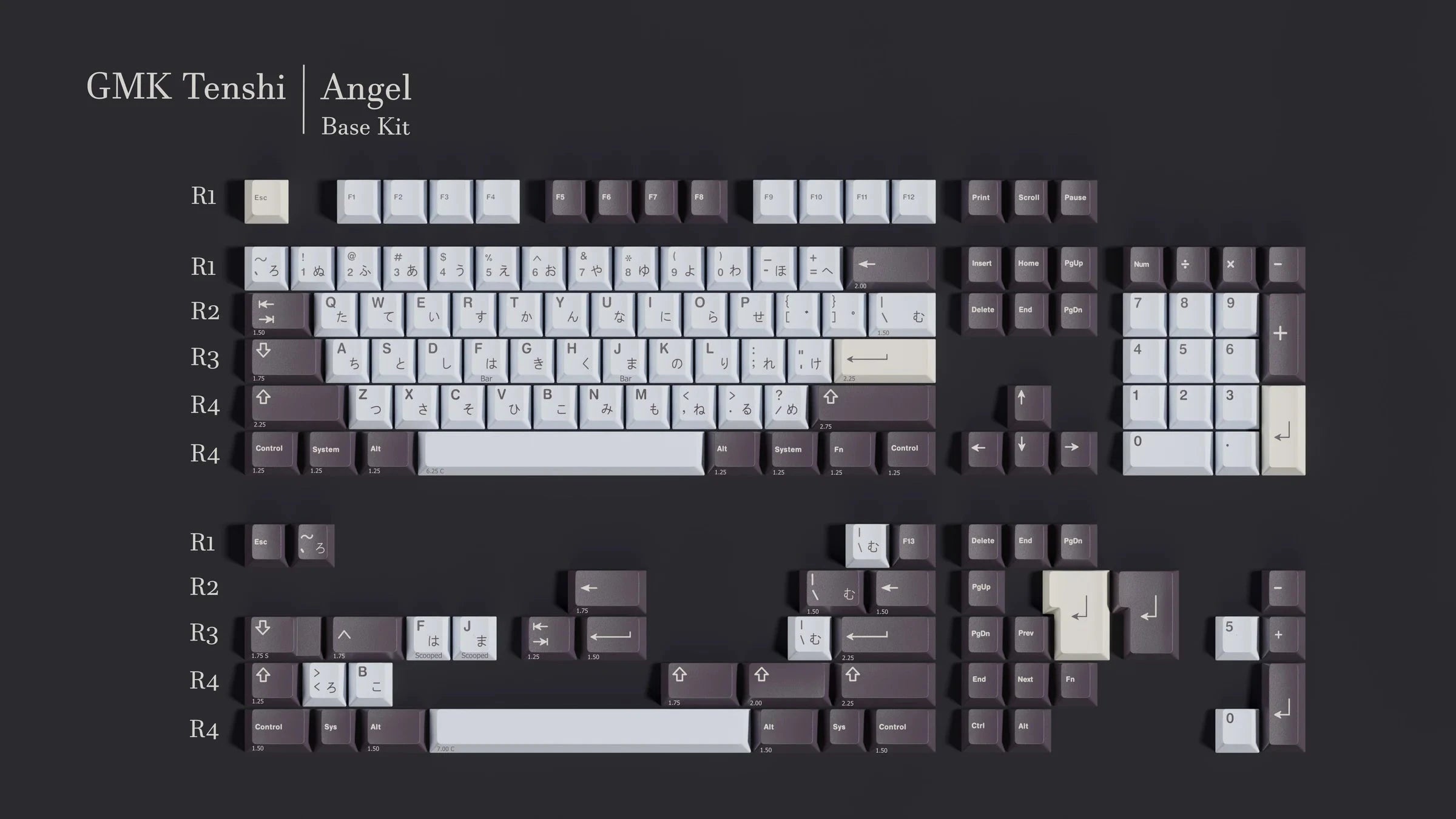 Apos Audio GMK Keycaps GMK Tenshi Keycap Set