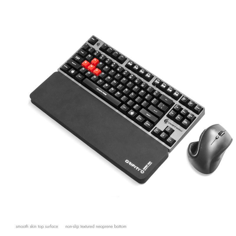 Apos Audio Grifiti Fat Wrist Pad Grifiti Fat Wrist Pad 14 Inch Wrist Rest for Tenkeyless or TKL Mechanical Keyboards