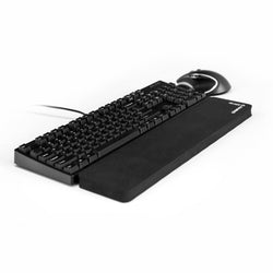 Apos Audio Grifiti Fat Wrist Pad Grifiti Fat Wrist Pad 17 Inch for Standard and Mechanical Keyboards 17" x 4" x 0.75" Black Poly Nylon