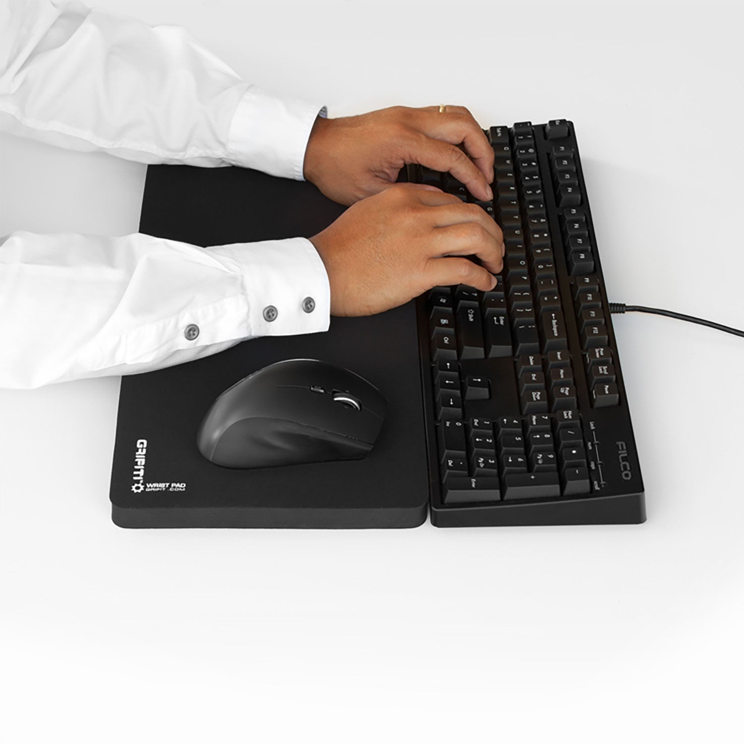 Apos Audio Grifiti Fat Wrist Pad Grifiti Fat Wrist Pad 17 x 8 Super Wide Wrist Rest for Standard Mechanical Keyboards and Mice