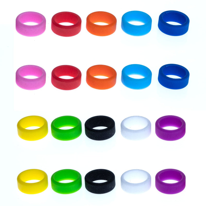 Apos Audio Grifiti Standard Silicone Band 20 Pack Grifiti Band Joes 0.8" x 0.25" x 0.079" Mini Silicone Rubber Bands