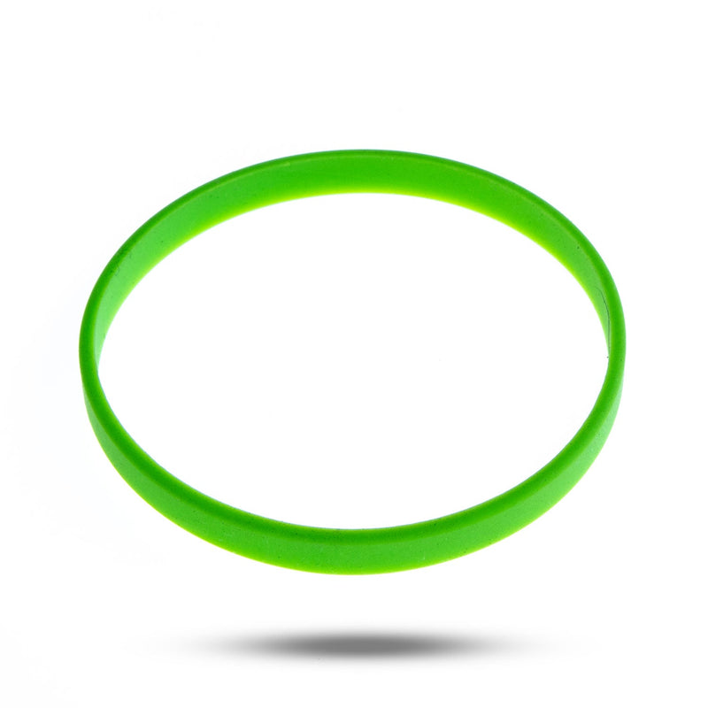 Apos Audio Grifiti Standard Silicone Band Grifiti Band Joes 3" x 0.25" x 0.079" Silicone Bands Green / 20 Pack