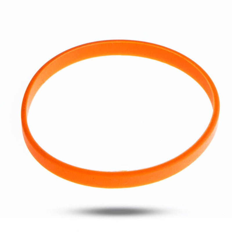 Apos Audio Grifiti Standard Silicone Band Grifiti Band Joes 3" x 0.25" x 0.079" Silicone Bands Orange / 20 Pack