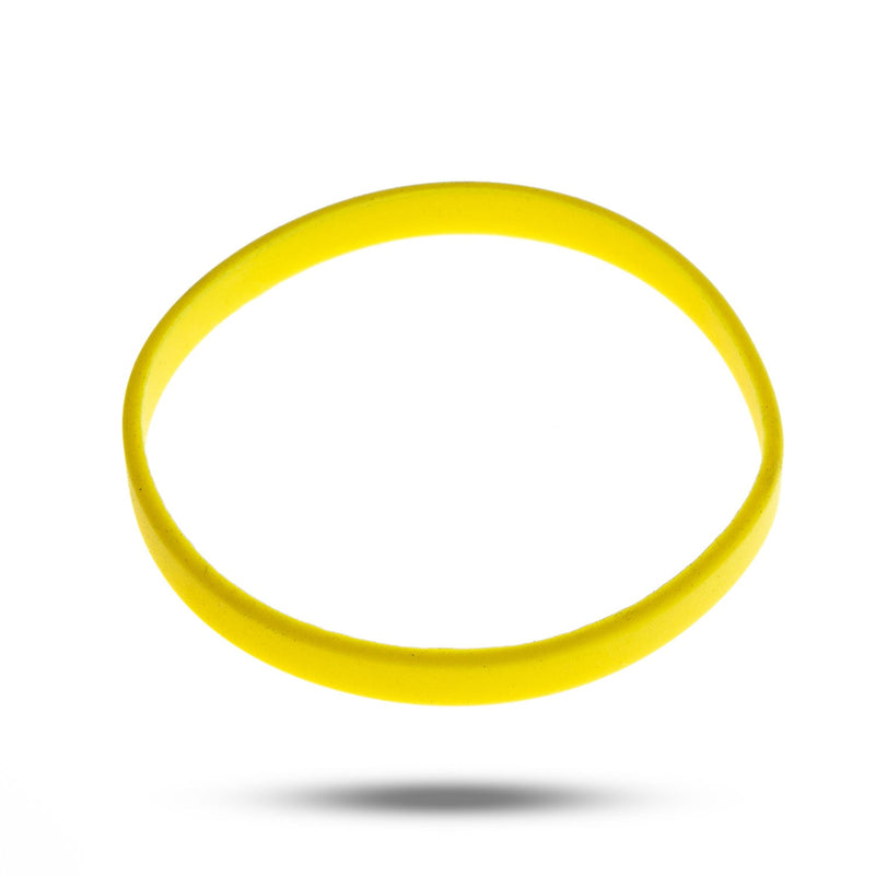 Apos Audio Grifiti Standard Silicone Band Grifiti Band Joes 3" x 0.25" x 0.079" Silicone Bands Yellow / 20 Pack