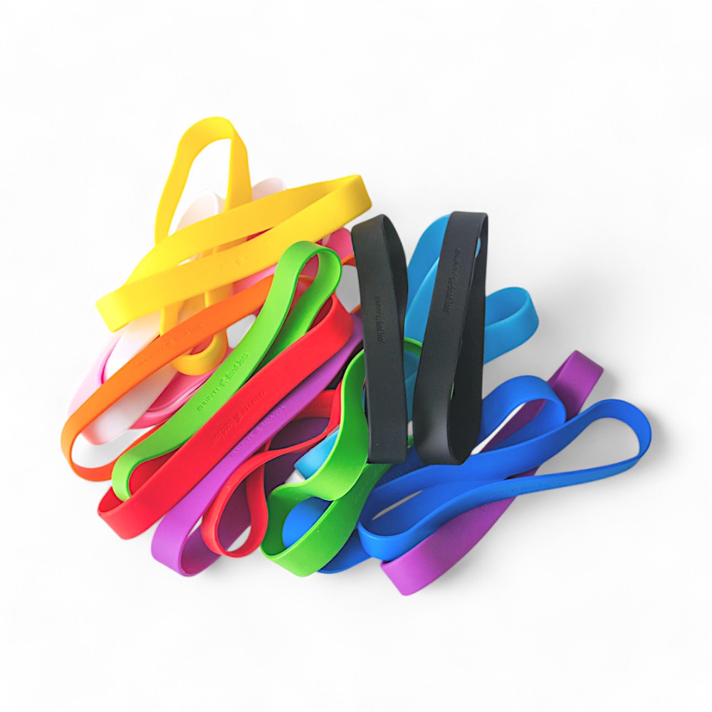 Apos Audio Grifiti Standard Silicone Band Grifiti Band Joes 7.5 x .75 inch 15" Circumference Silicone Bands Notebooks Cooking Boxes Outdoor Use